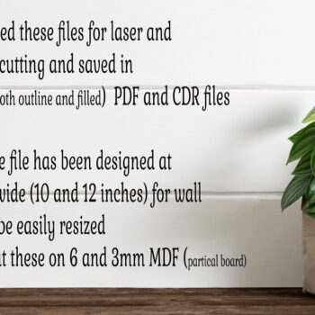 Intra απο ξύλο plywood 3mm-4mm πάχος - Λεπτομερής επιγραφή Dove Wall Art,   Δίασταση 40x50 cm INTRAFABR-112231332 - Image 6