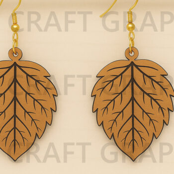 Intra απο ξύλο plywood 3mm-4mm πάχος - Αναλυτικά Σκουλαρίκια σφενδάμου Δίασταση 3x3 cm INTRAFABR-123755283 - Image 1