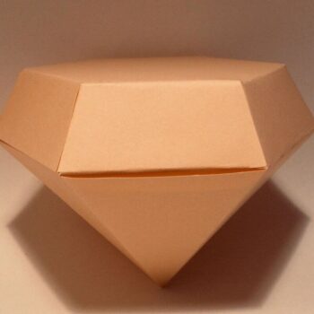 Intra απο ξύλο plywood 3mm-4mm πάχος - Κουτί διαμαντιών Δίασταση 15x15 cm INTRAFABR-33738243 - Image 3