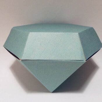 Intra απο ξύλο plywood 3mm-4mm πάχος - Κουτί διαμαντιών Δίασταση 15x15 cm INTRAFABR-33738243 - Image 8