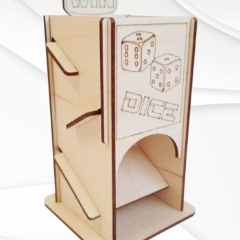Intra απο ξύλο plywood 3mm-4mm πάχος - Πίνακας παιχνιδιών Dice Tower, Design Cut με λέιζερ Δίασταση 162x88 cm INTRAFABR-71355640 - Image 1