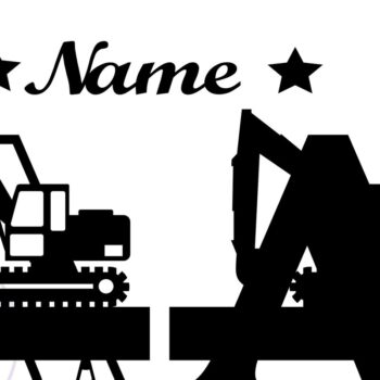 Intra απο ξύλο plywood 3mm-4mm πάχος - Digger Capital Monogram Letter a Δίασταση 30x20 cm INTRAFABR-72627114 - Image 2