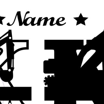 Intra απο ξύλο plywood 3mm-4mm πάχος - Digger Capital Monogram Letter K Δίασταση 30x20 cm INTRAFABR-72627318 - Image 2