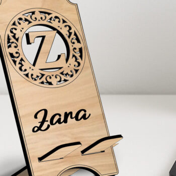 Intra απο ξύλο plywood 3mm-4mm πάχος - Ψηφιακό Laser Letter Z  Monogram Hold Δίασταση 20x20 cm INTRAFABR-123041304 - Image 2