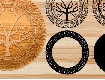 Intra απο ξύλο plywood 3mm-4mm πάχος - Digital Multilayer Craft Tree Δίασταση 20x20 cm INTRAFABR-33029090 - Image 6