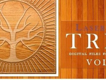 Intra απο ξύλο plywood 3mm-4mm πάχος - Ψηφιακό πολυστρωματικό κομμένο δέντρο με λέιζερ Δίασταση 20x20 cm INTRAFABR-33028639 - Image 4