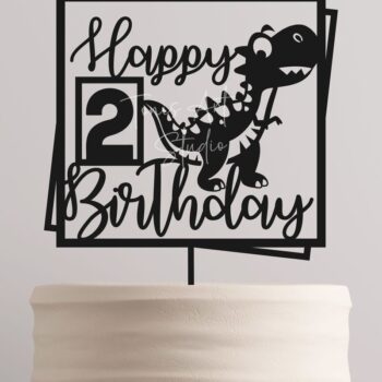 Intra απο ξύλο plywood 3mm-4mm πάχος - Dinosaur Birthday for Kids Party Δίασταση 40x50 cm INTRAFABR-117408840 - Image 5