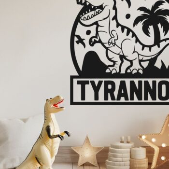 Intra απο ξύλο plywood 3mm-4mm πάχος - Σήμα ονόματος δεινοσαύρου , Laser δεινοσαύρων Δίασταση 40x50 cm INTRAFABR-116623538 - Image 3