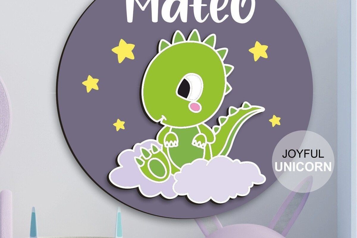 Intra απο ξύλο plywood 3mm-4mm πάχος - Πινακίδα ονόματος φυτωρίου δεινοσαύρων Δίασταση 20x20 cm INTRAFABR-32724402