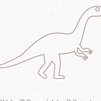 Intra απο ξύλο plywood 3mm-4mm πάχος - Σκουλαρίκια Dinosaur Silhouette |  Δίασταση 3x3 cm INTRAFABR-71704881 - Image 2