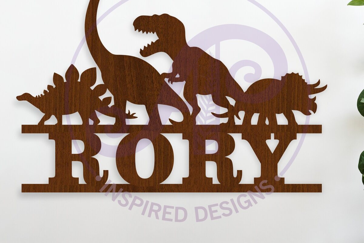 Intra απο ξύλο plywood 3mm-4mm πάχος -  Laser  Name Sinhouette Dinosaur Silhouette Δίασταση 40x50 cm INTRAFABR-117980715