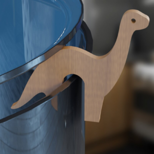 Intra απο ξύλο plywood 3mm-4mm πάχος - Δεινόσαυρος . Pot Prop Laser Cut Δίασταση 30x20 cm INTRAFABR-79049636