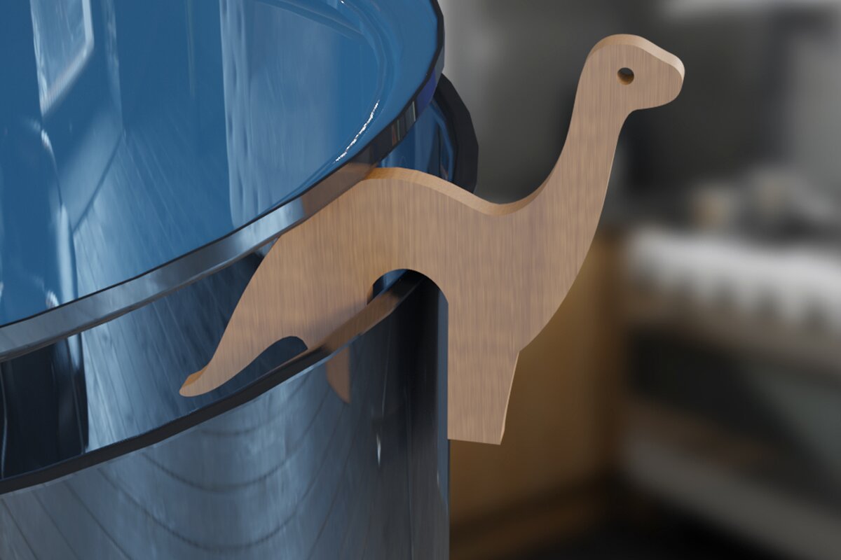 Intra απο ξύλο plywood 3mm-4mm πάχος - Δεινόσαυρος . Pot Prop Laser Cut Δίασταση 30x20 cm INTRAFABR-79049636