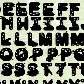 Intra απο ξύλο plywood 3mm-4mm πάχος - Δεινόσαυρος με ίχνη αλφαβήτου Δίασταση 30x20 cm INTRAFABR-71677870 - Image 6