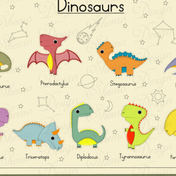 Intra απο ξύλο plywood 3mm-4mm πάχος - Εκπαιδευτικός πίνακας παζλ Δεινοσαύρων Δίασταση 40x50 cm INTRAFABR-66305386 - Image 2