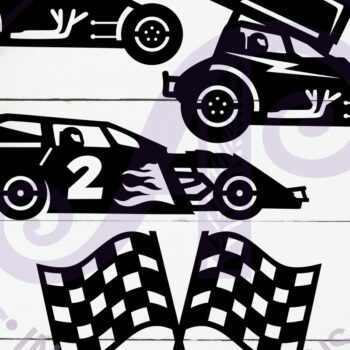 Intra απο ξύλο plywood 3mm-4mm πάχος -   με αποκοπές λέιζερ Dirt Race Cars Δίασταση 30x20 cm INTRAFABR-124362657 - Image 2