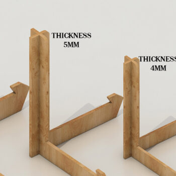 Intra απο ξύλο plywood 3mm-4mm πάχος - Πιατοθήκη πλαισίου πιάτων, Οθόνη πλαισίου Δίασταση 30x20 cm INTRAFABR-39427138 - Image 1