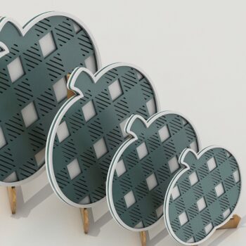 Intra απο ξύλο plywood 3mm-4mm πάχος - Πιατοθήκη πλαισίου πιάτων, Οθόνη πλαισίου Δίασταση 30x20 cm INTRAFABR-39427138 - Image 3