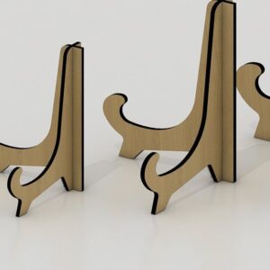 Intra απο ξύλο plywood 3mm-4mm πάχος - Θήκη πιάτων Glowforge Laser Cut File 026 Δίασταση 20x20 cm INTRAFABR-34326484