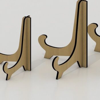 Intra απο ξύλο plywood 3mm-4mm πάχος - Θήκη πιάτων Glowforge Laser Cut File 026 Δίασταση 20x20 cm INTRAFABR-34326484 - Image 1