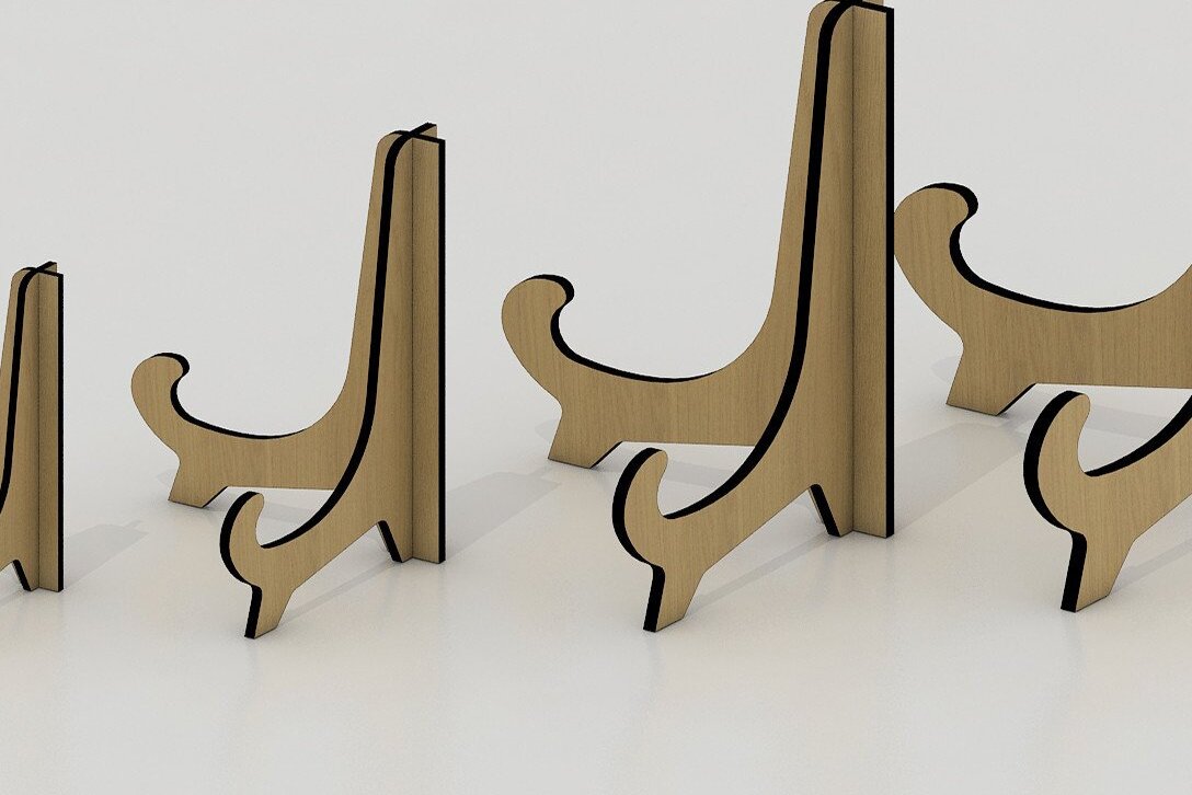 Intra απο ξύλο plywood 3mm-4mm πάχος - Θήκη πιάτων Glowforge Laser Cut File 026 Δίασταση 20x20 cm INTRAFABR-34326484