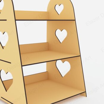 Intra απο ξύλο plywood 3mm-4mm πάχος - Εμφάνιση βάσης 3 ραφιού   Cut Laser Δίασταση 250x200 cm INTRAFABR-72392276 - Image 1