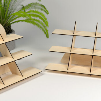 Intra απο ξύλο plywood 3mm-4mm πάχος - Πακέτο βάσης οθόνης Δίασταση 4x4 cm INTRAFABR-27408112 - Image 1