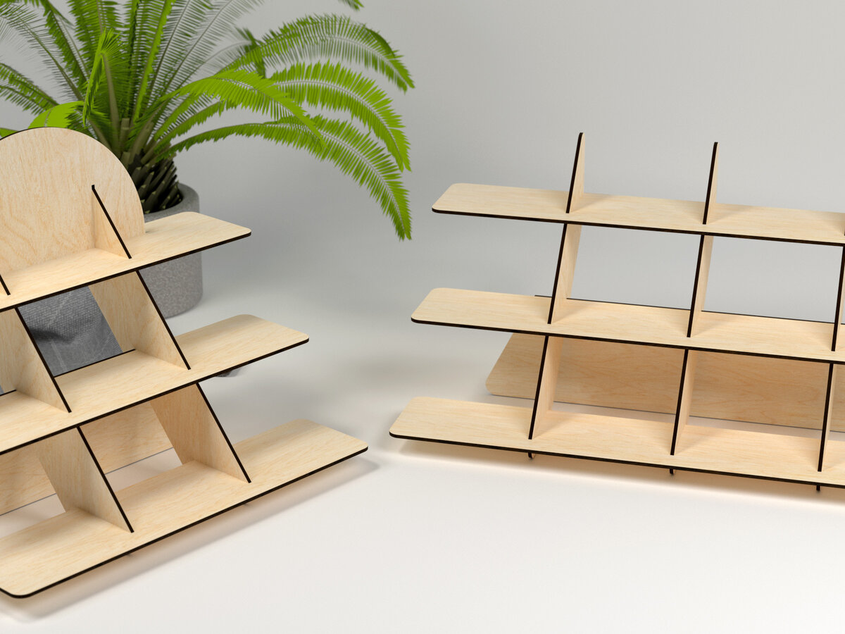 Intra απο ξύλο plywood 3mm-4mm πάχος - Πακέτο βάσης οθόνης Δίασταση 4x4 cm INTRAFABR-27408112