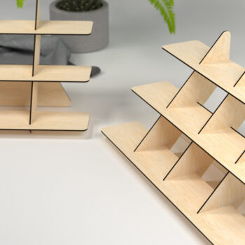 Intra απο ξύλο plywood 3mm-4mm πάχος - Πακέτο βάσης οθόνης Δίασταση 4x4 cm INTRAFABR-27408112 - Image 5