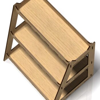 Intra απο ξύλο plywood 3mm-4mm πάχος - Βάση οθόνης, θήκη,  Stander Δίασταση 20x20 cm INTRAFABR-45918382 - Image 4