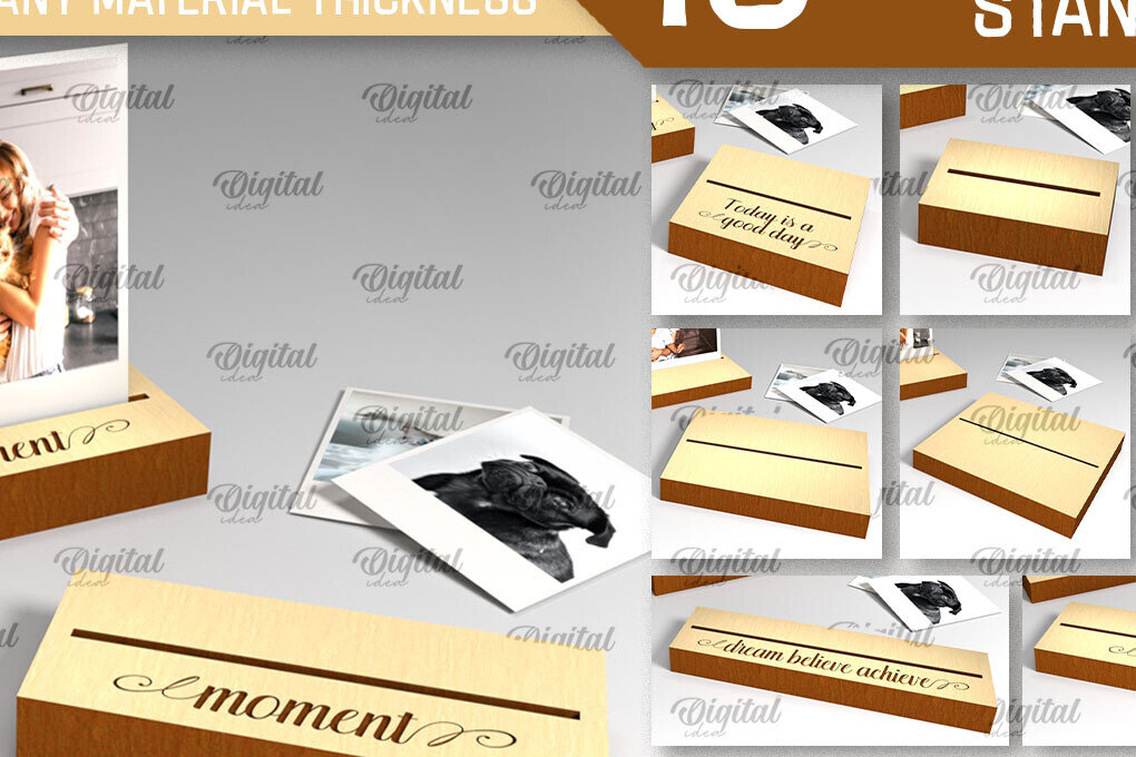 Intra απο ξύλο plywood 3mm-4mm πάχος - Δέσμη κοπής Laser Stand Display Δίασταση 30x20 cm INTRAFABR-91963398