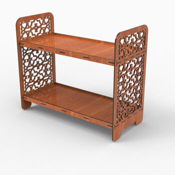 Intra απο ξύλο plywood 3mm-4mm πάχος - Εμφάνιση υ κοπής με λέιζερ βάσης, ράφι Δίασταση 30x20 cm INTRAFABR-108594228 - Image 8