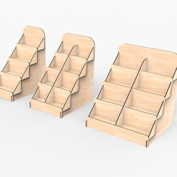 Intra απο ξύλο plywood 3mm-4mm πάχος - Εμφάνιση υ κοπής με λέιζερ βάσης Δίασταση 30x20 cm INTRAFABR-105207357 - Image 3