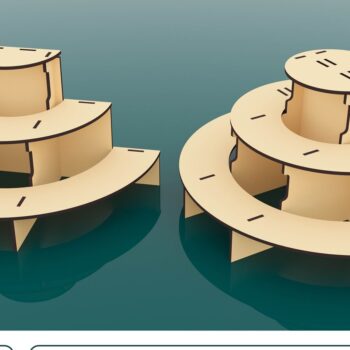 Intra απο ξύλο plywood 3mm-4mm πάχος - Εμφάνιση αρχείων κοπής με λέιζερ βάσης Δίασταση 350x175 cm INTRAFABR-66498621 - Image 1