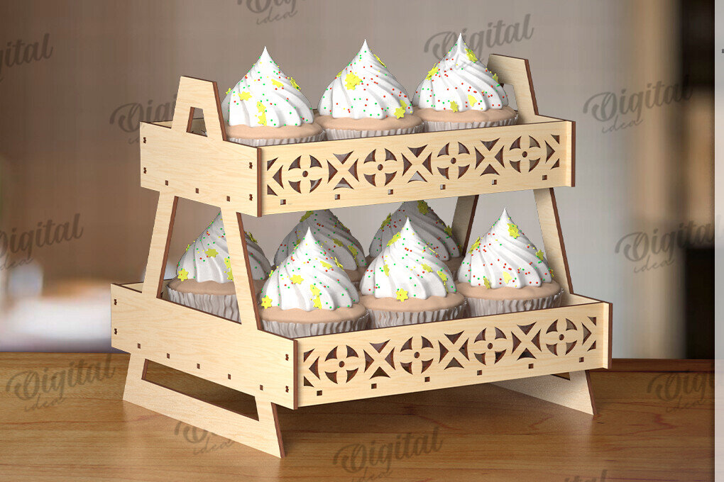 Intra απο ξύλο plywood 3mm-4mm πάχος -  βάσης οθόνης. Ξύλινο σταντ Δίασταση 30x20 cm INTRAFABR-123032441