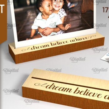 Intra απο ξύλο plywood 3mm-4mm πάχος - Εμφάνιση Stand LaserCut. Ξύλινη βάση  Δίασταση 30x20 cm INTRAFABR-91961809 - Image 1