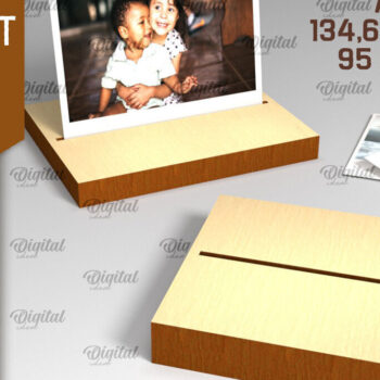 Intra απο ξύλο plywood 3mm-4mm πάχος - Εμφάνιση Stand LaserCut. Ξύλινη βάση Δίασταση 30x20 cm INTRAFABR-91961837 - Image 1