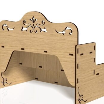 Intra απο ξύλο plywood 3mm-4mm πάχος - Βάση οθόνης, Βάση σε επίπεδα,  Δίασταση 20x20 cm INTRAFABR-39621978 - Image 4