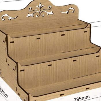 Intra απο ξύλο plywood 3mm-4mm πάχος - Βάση οθόνης, Βάση σε επίπεδα,  Δίασταση 20x20 cm INTRAFABR-39621978 - Image 5