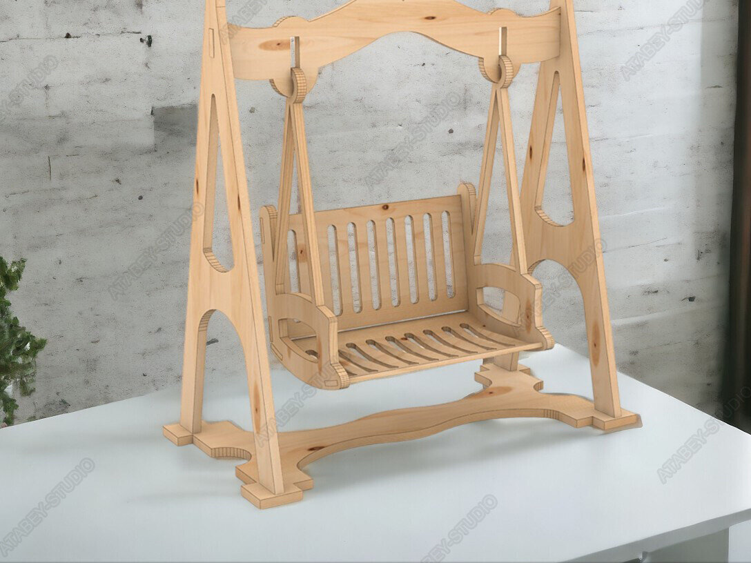 Intra απο ξύλο plywood 3mm-4mm πάχος - DIY Κομψή Ξύλινη Κουνιστή Καρέκλα με Λέιζερ Δίασταση 20x20 cm INTRAFABR-92968416