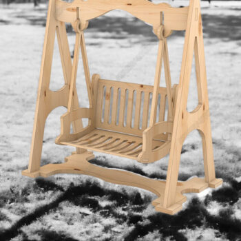 Intra απο ξύλο plywood 3mm-4mm πάχος - DIY Κομψή Ξύλινη Κουνιστή Καρέκλα με Λέιζερ Δίασταση 20x20 cm INTRAFABR-92968416 - Image 2