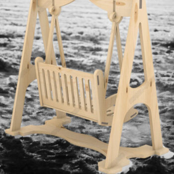 Intra απο ξύλο plywood 3mm-4mm πάχος - DIY Κομψή Ξύλινη Κουνιστή Καρέκλα με Λέιζερ Δίασταση 20x20 cm INTRAFABR-92968416 - Image 4