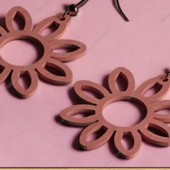 Intra απο ξύλο plywood 3mm-4mm πάχος - Πρότυπα σετ κοσμημάτων DIY Ακρυλικά Ξύλινα Δίασταση 3x3 cm INTRAFABR-91975854 - Image 5