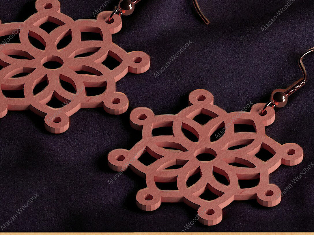 Intra απο ξύλο plywood 3mm-4mm πάχος - Πρότυπα κατασκευής κοσμημάτων με  DIY Δίασταση 3x3 cm INTRAFABR-91976164