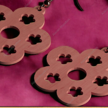 Intra απο ξύλο plywood 3mm-4mm πάχος - Πρότυπα κατασκευής κοσμημάτων με  DIY Δίασταση 3x3 cm INTRAFABR-91976164 - Image 5