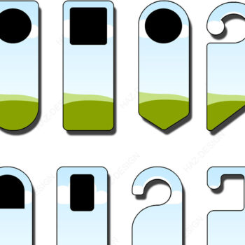 Intra απο ξύλο plywood 3mm-4mm πάχος - Μην ενοχλείτε κενό πρότυπο πόρτας Δίασταση 30x20 cm INTRAFABR-76357003 - Image 2