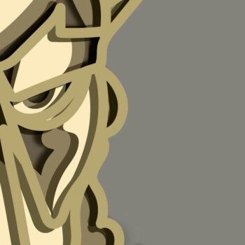 Intra απο ξύλο plywood 3mm-4mm πάχος - Doberman Dog Multilayer /Vector Dog Δίασταση 30x20 cm INTRAFABR-67710472 - Image 5