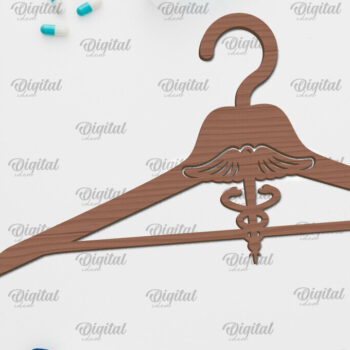 Intra απο ξύλο plywood 3mm-4mm πάχος - Δέσμη κοπής με λέιζερ Doctor Hangers Δίασταση 30x20 cm INTRAFABR-100378715 - Image 3