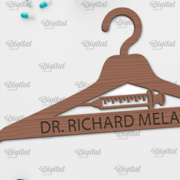 Intra απο ξύλο plywood 3mm-4mm πάχος - Δέσμη κοπής με λέιζερ Doctor Hangers Δίασταση 30x20 cm INTRAFABR-100378715 - Image 5