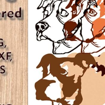 Intra απο ξύλο plywood 3mm-4mm πάχος -  λέιζερ πολλαπλών επιπέδων 3D  Dog Δίασταση 10x9 cm INTRAFABR-109449753 - Image 3